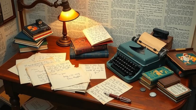 Astrid Lindgren porträtt visar sitt liv