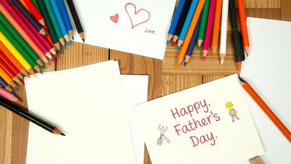Så gör du en fin fars dag teckning