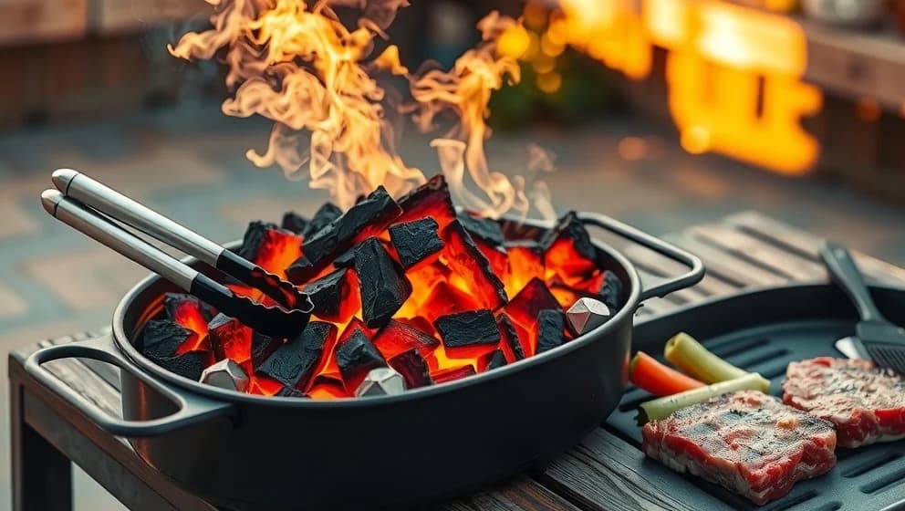 Grilla med kol rätt sätt