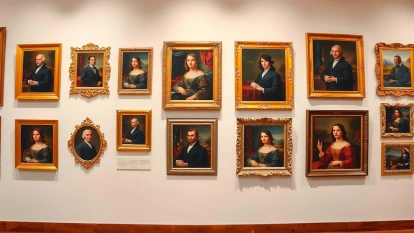 Världens mest berömda målningar porträtt