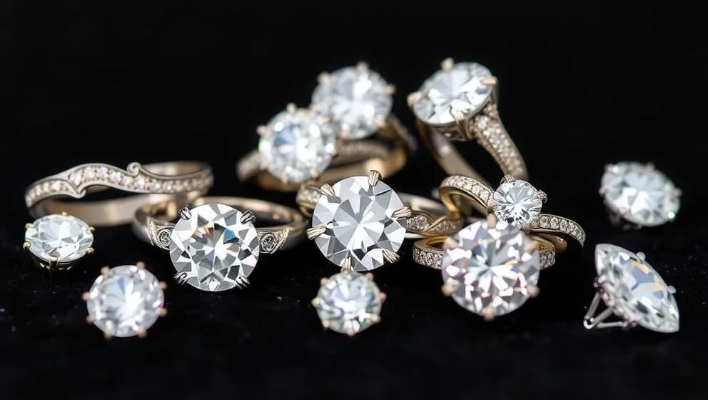 Kol i smycke och diamanter