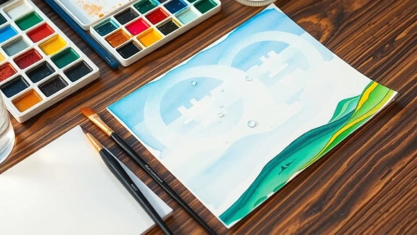 Måla akvarell steg för steg för nybörjare