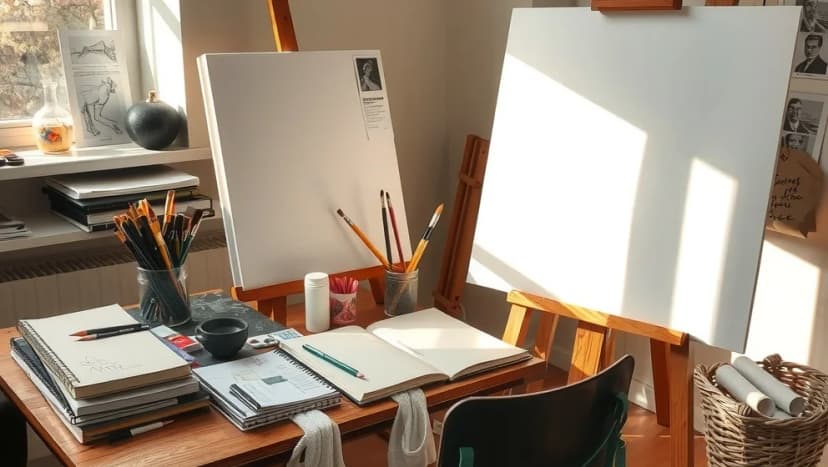 Måla porträtt steg för steg lika en proffs