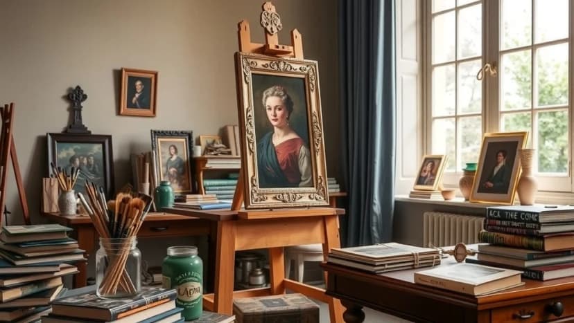 Porträtt av en dam genom tiderna