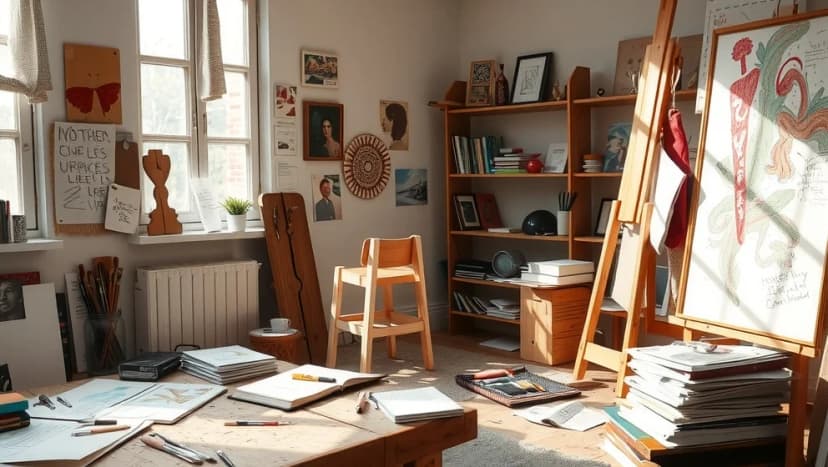 Porträtt av konstnären som ung