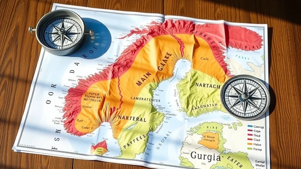 Sveriges landskap karta visar hur olika landskapen ligger